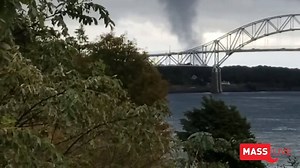17K views · 139 reactions | Did a tornado appear by the Cape Cod Canal? Glenn Bryant, Jr. took this great video by the Bourne Bridge. | MassLive | Facebook