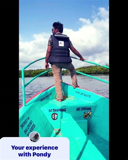 French colony normal beaches high humidity Thokku biryani small boat ride #trending #travel #edit
