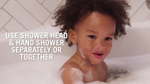 Delta Faucet 5-Spray Touch-Clean In2ition 2-in-1 Dual Hand Held Shower Head with Hose, Venetian Bronze 58569-RB-PK