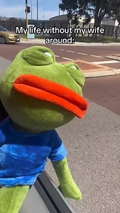 Adopt our Relatable Pepe & Pepa today from the link in our bio 💙🩷 #wife #husband #withoutyou #relatable #missedyou #heartbroken #married | Relatable Pepe