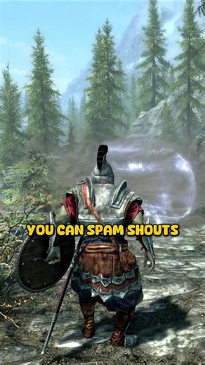 🤯 How To Use Shouts Infinitely in Skyrim? #shorts #skyrim
