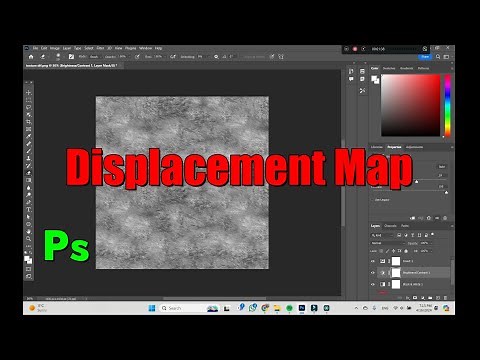 Photoshop | How To Do A Displacement Map In Photoshop | 3D Modeling | Tutorials | Let`s Do Tech