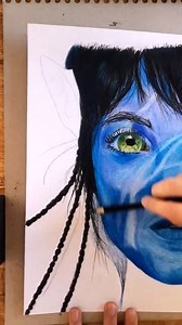 Channeling the spirit of Kiri from Avatar 2 with this incredible drawing! 🌿✨ Talented artists never cease to amaze us with their creativity. Tag an Avatar fan who'd love this... 👇🏼 🎥: lauri_designs | Castle Arts