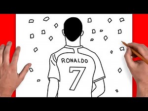 HOW TO DRAW CRISTIANO RONALDO CR7 | DRAWING STEP BY STEP