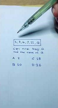 Soalan Matematik Yang Ramai Tak Tahu | Matematik Pola dan Jujukan Tingkatan 2