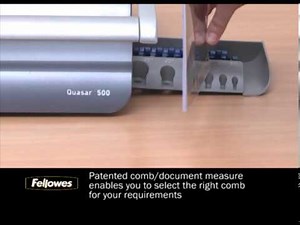 Fellowes Quasar Manual Comb Binder