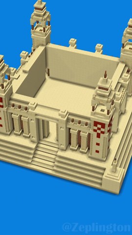 Zeplington on Instagram: "A short tutorial for my Minecraft Desert Temple upgrade #minecraft #minecraftbuilds #minecrafttutorial"