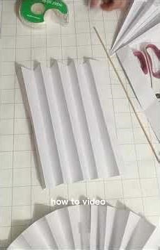 how to make a simple fan 🪭