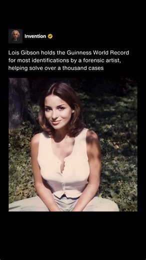 Invention on Instagram: "Lois Gibson is recognized as the world’s most successful forensic artist, holding the Guinness World Record for the highest number of identifications ever made. Her work has been credited with helping law enforcement solve over a thousand cases, an achievement that highlights both her artistic skill and her ability to capture the smallest details from often vague or traumatic witness accounts. Forensic art requires more than drawing ability. It demands patience, empathy,