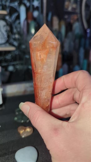 Fire Quartz Wand #weirdandwildwitch