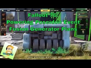 Fallout 76: Powering up Poseidon Event and How to Obtain Generator Plans