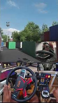 How to back up or reverse a truck with Eye and head tracker on ETS2 and ATS ( FACE CAM )