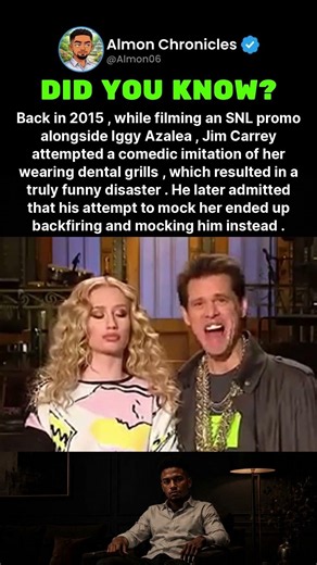 Back in 2015, while filming an SNL promo alongside Iggy Azalea, Jim Carrey attem...