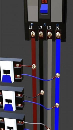 Line voltage (380 volts) and phase voltage (220 volts)/#electrical