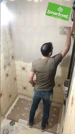 🔥 Transformación de Baño Antiguo y Anticuado: Aplicación de Microcemento sobre Azulejos #reforma
