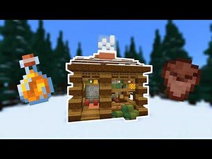 How to build a Cozy Hot Cocoa Cabin Stall! | Minecraft Tutorial!