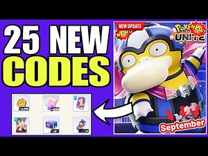 ⚠️New AND Latest⚠️POKEMON UNITE CODES ODES 2025 (SEPTEMBER CODES)