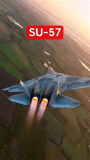 SU-57 Felon: Sunset Soar | Russian Stealth Fighter in Action. #shorts #explore