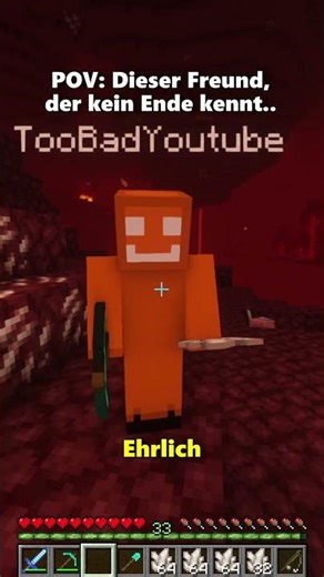 @TooBad knows no end... LET ME GO...💀 #minecraftshorts #gaming #toobad #maggus #minecraft