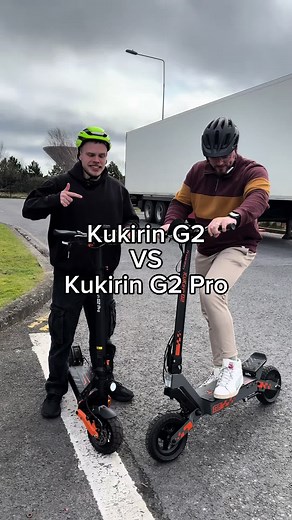Racing a Kukirin G2 and a Kukirin G2 Pro… this was an interesting one 🤔 #locoscooters #kukirin #kukiring2 #kukiring2pro