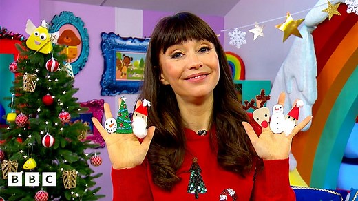 Make Christmas Finger Puppets