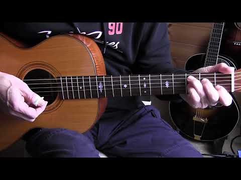 Cakewalk into Town (Taj Mahal cover) Fingerpicking Blues Lesson - TAB available
