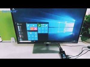 DIGITBLUE MINI PC | Intel Atom Z8350 | Built-in Fan Windows 10 Pro Compute Stick