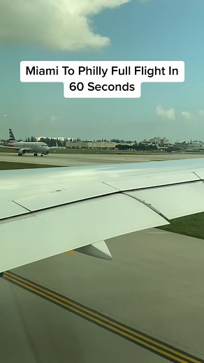Miami to Philly Full Flight in 60 Seconds - Amazing Aviation Experience