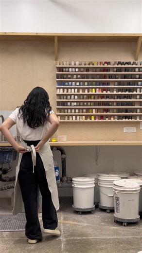 Busy couple months in the studio prepping for my first shop launch ☘️ #ceramics #ceramicstudio #fyp #nycstudio #artstudio #handmadeceramics