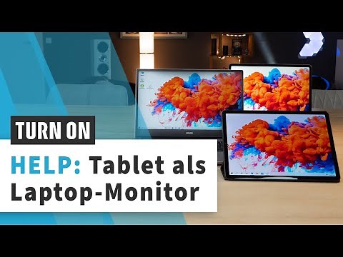Tablet als zusätzlichen Monitor für Notebook nutzen: So geht's