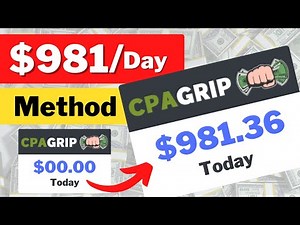 CPAGrip CPA Marketing Method • CPA Marketing Tutorial