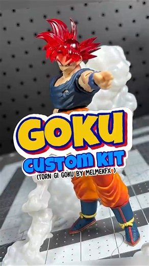 Battle Damaged Goku Looks TOO GOOD! 🔥 #kibacollectibles #review #kiba #melmekfx