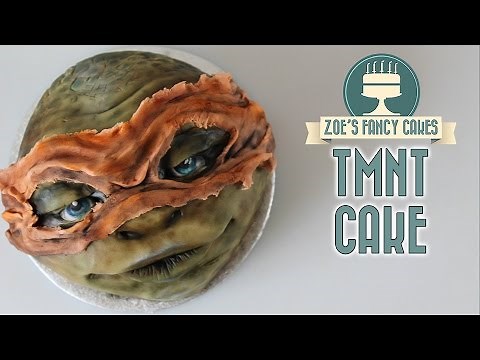 Teenage Mutant Ninja Turtles cake Michelangelo TMNT movie cakes Mutant Mayhem