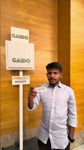 Boom Barrier with RFID System in Telugu - Free Fastag Integration - Only at Gaido Technologies