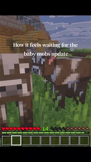 Baby Mobs Update: Anticipation in Minecraft