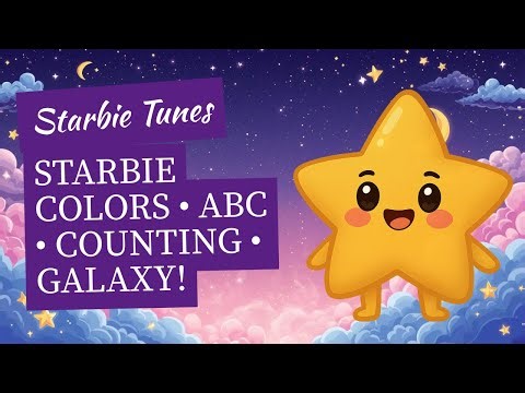 Starbie Songs Compilation 🎵 | Colors, ABCs, Counting & Galaxy Lullaby | Kids Learning & Music Mix