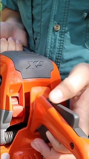 How to Start Husqvarna 550xp Mark 2 #husqvarna #chainsaws #shorts