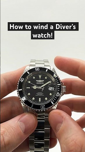 How to wind a Diver’s watch? How to wind a watch with a screw down crown