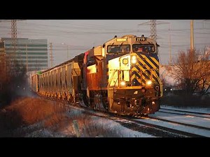 Golden Hour Railfanning in Markham! CN X310, M305, & G874 Ft. CN 8357! January 20, 2026