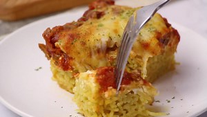 The ULTIMATE Baked Spaghetti