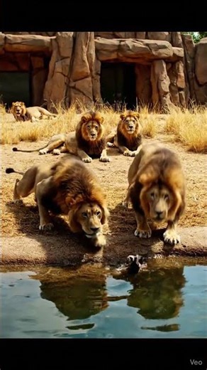 Ferret vs. Lion: CLOSE CALL at the Zoo! 😱