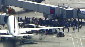 Witness: Airport looked like a war zone