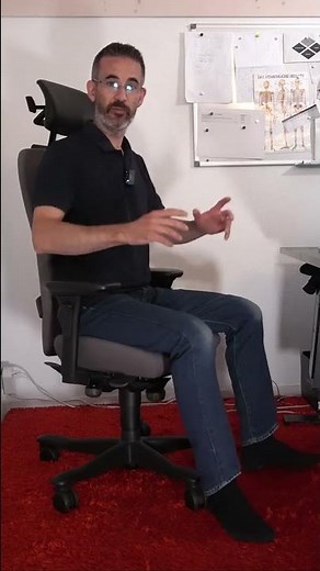 How To Get Your Sitting Posture At Work Right - In Less Than 1 min #shorts