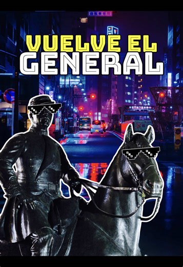 Vuelve el General #Baquedano. #chile celebra mientras es derrotado otra vez el #Octubrismo