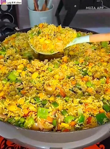 How to cook Nigeria butter fried rice in professional way. | Lady B Kitchen & Lifestyle