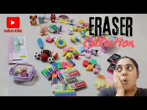 My Eraser Collection 🌚👍🏻#trending #happiness