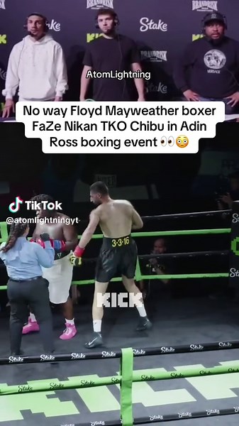 Floyd Mayweather Knocks Out FaZe Nikan at Adin Ross Event