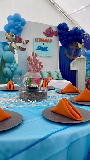 Finding Nemo Party Ideas and Decorations for Kids Birthday Celebration