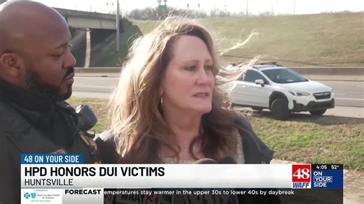HPD honors victims of DUI crashes and places checkpoints around Huntsville