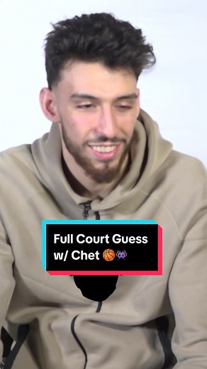 Full Court Guess with Chet Holmgren! 🏀 Take on daily games and challenges on the NBA App 👾 #NBA #NBAPlay #ChetHolmgren #OKCThunder